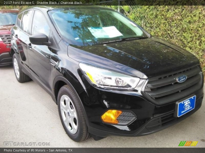 Shadow Black / Charcoal Black 2017 Ford Escape S