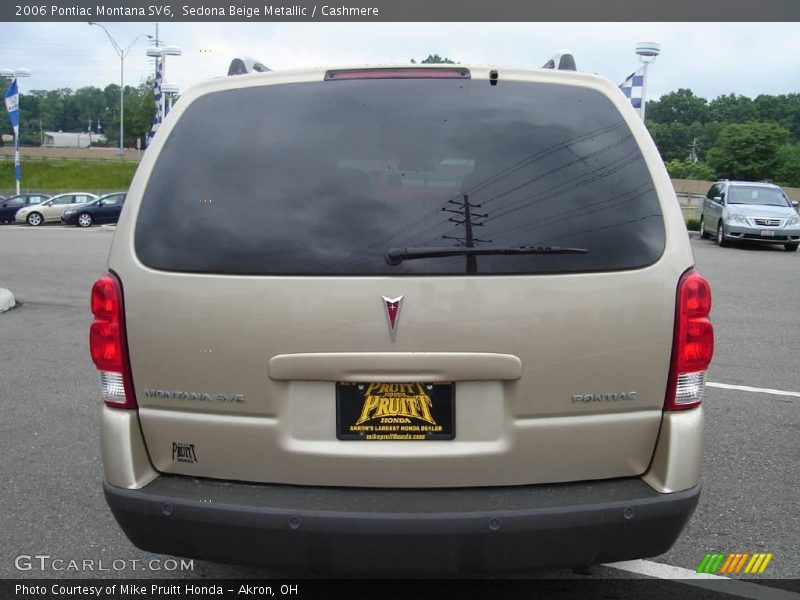Sedona Beige Metallic / Cashmere 2006 Pontiac Montana SV6