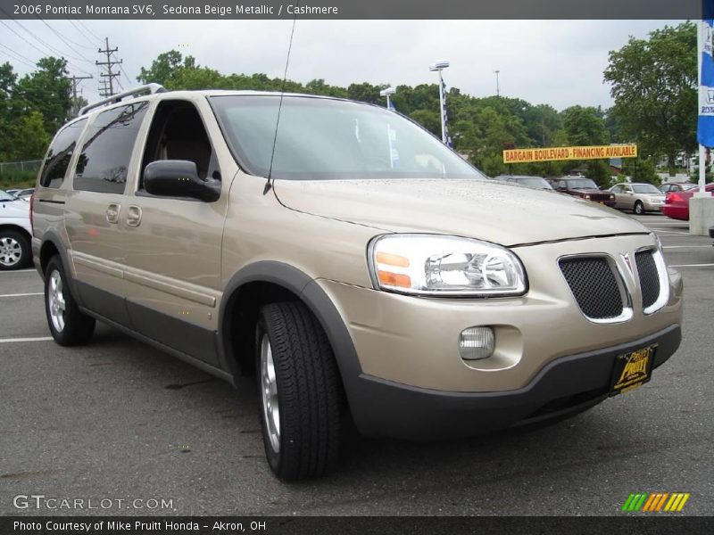 Sedona Beige Metallic / Cashmere 2006 Pontiac Montana SV6