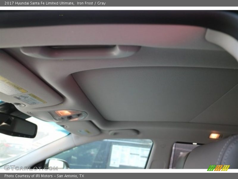 Iron Frost / Gray 2017 Hyundai Santa Fe Limited Ultimate