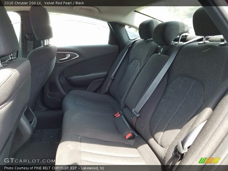 Velvet Red Pearl / Black 2016 Chrysler 200 LX