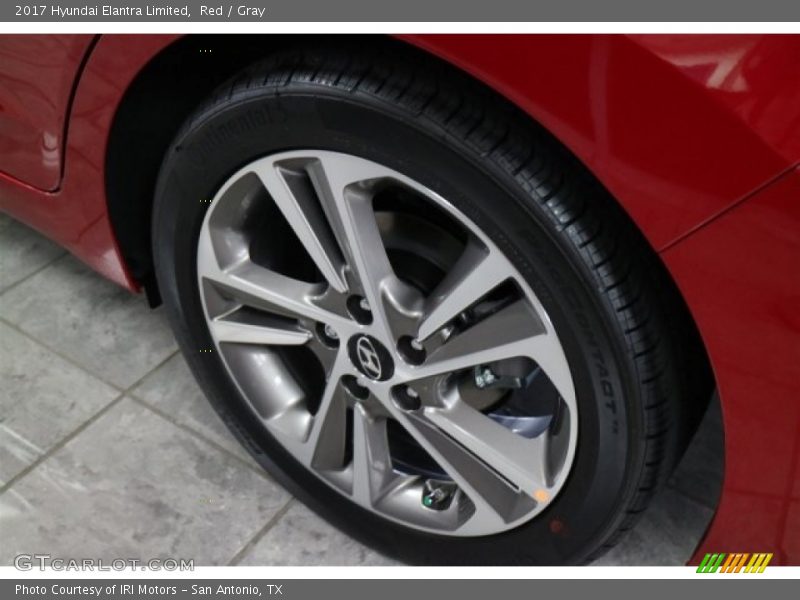 Red / Gray 2017 Hyundai Elantra Limited