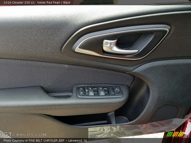 Velvet Red Pearl / Black 2016 Chrysler 200 LX