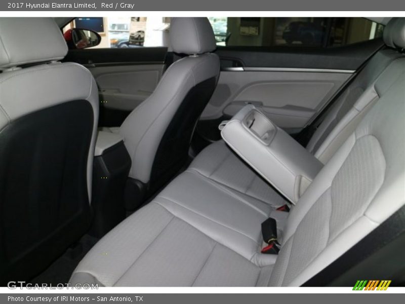 Red / Gray 2017 Hyundai Elantra Limited