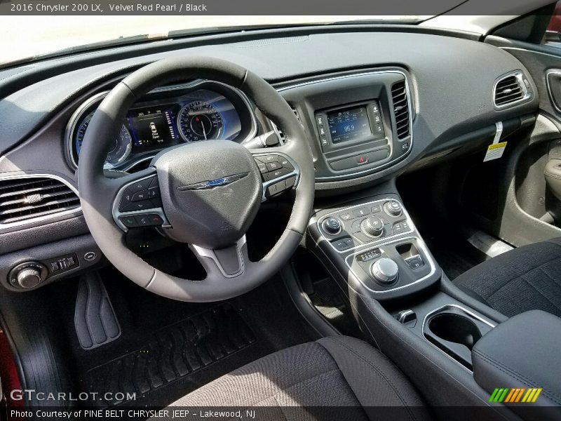 Velvet Red Pearl / Black 2016 Chrysler 200 LX