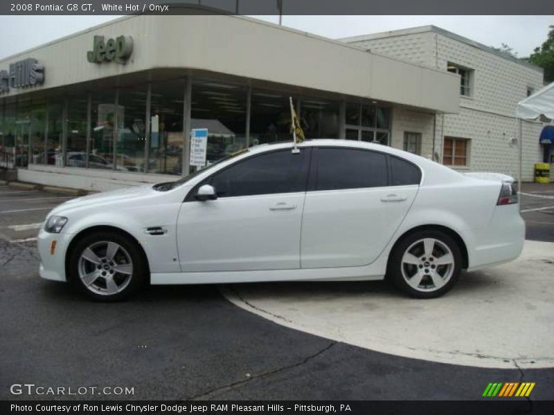 White Hot / Onyx 2008 Pontiac G8 GT