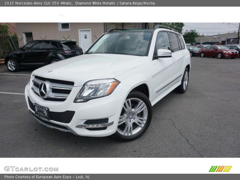 Diamond White Metallic / Sahara Beige/Mocha 2015 Mercedes-Benz GLK 350 4Matic