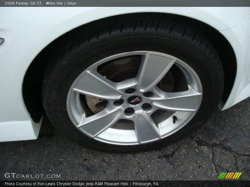 White Hot / Onyx 2008 Pontiac G8 GT