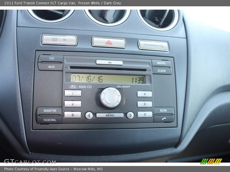 Frozen White / Dark Grey 2011 Ford Transit Connect XLT Cargo Van