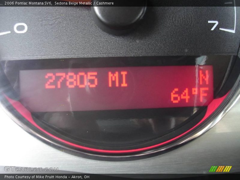Sedona Beige Metallic / Cashmere 2006 Pontiac Montana SV6