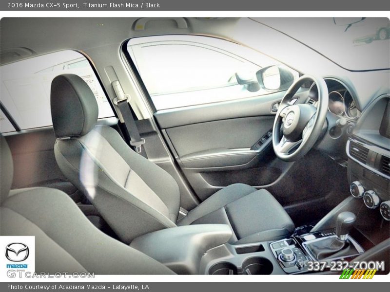 Titanium Flash Mica / Black 2016 Mazda CX-5 Sport