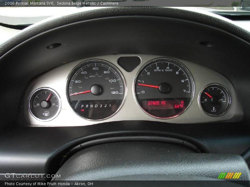 Sedona Beige Metallic / Cashmere 2006 Pontiac Montana SV6