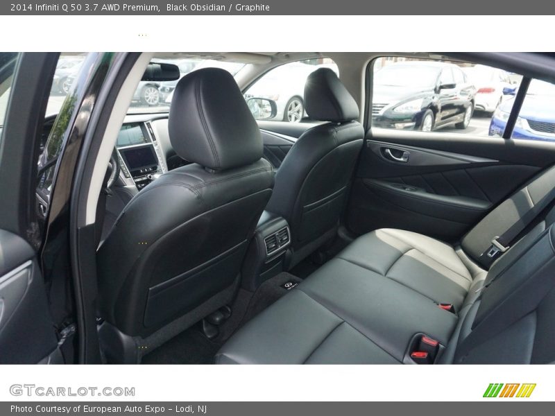 Black Obsidian / Graphite 2014 Infiniti Q 50 3.7 AWD Premium