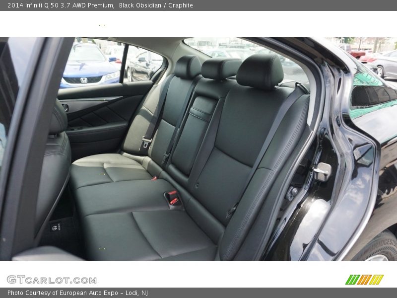 Black Obsidian / Graphite 2014 Infiniti Q 50 3.7 AWD Premium