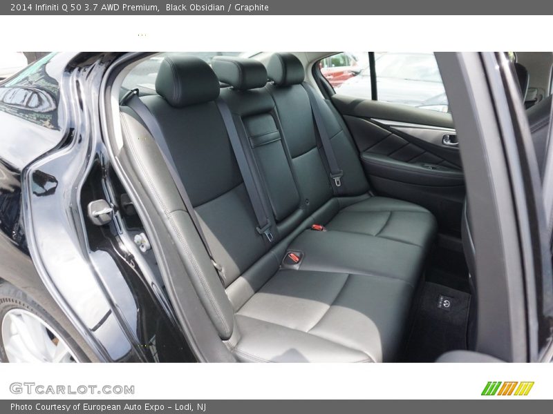 Black Obsidian / Graphite 2014 Infiniti Q 50 3.7 AWD Premium