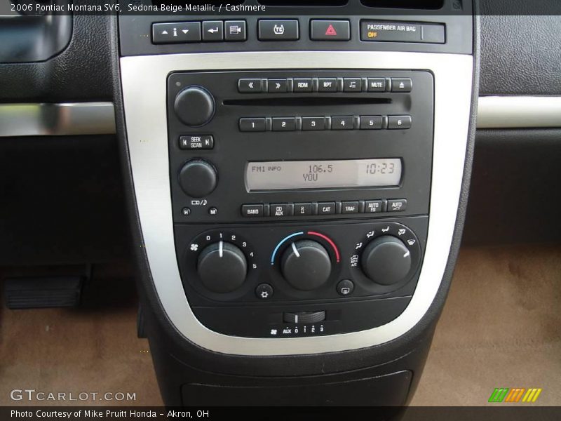 Sedona Beige Metallic / Cashmere 2006 Pontiac Montana SV6