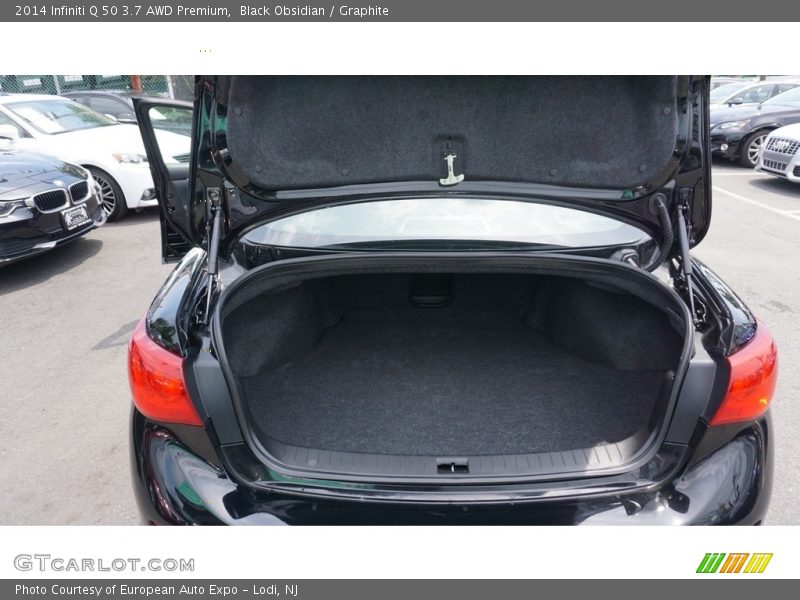 Black Obsidian / Graphite 2014 Infiniti Q 50 3.7 AWD Premium
