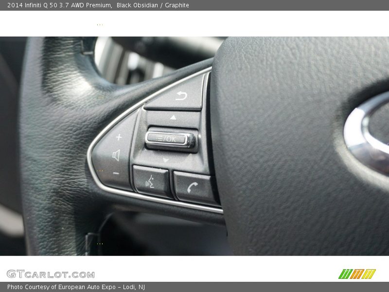 Black Obsidian / Graphite 2014 Infiniti Q 50 3.7 AWD Premium