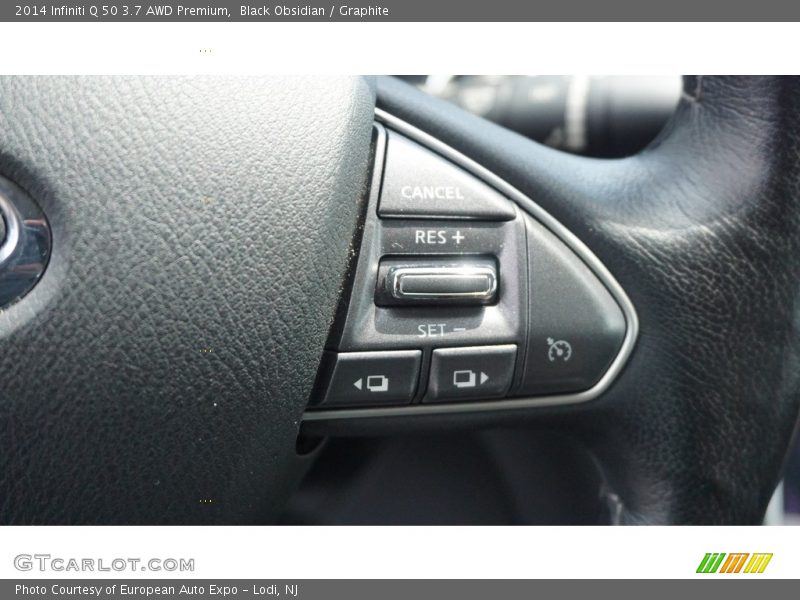 Black Obsidian / Graphite 2014 Infiniti Q 50 3.7 AWD Premium