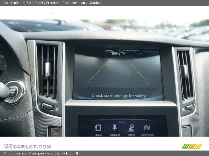 Black Obsidian / Graphite 2014 Infiniti Q 50 3.7 AWD Premium