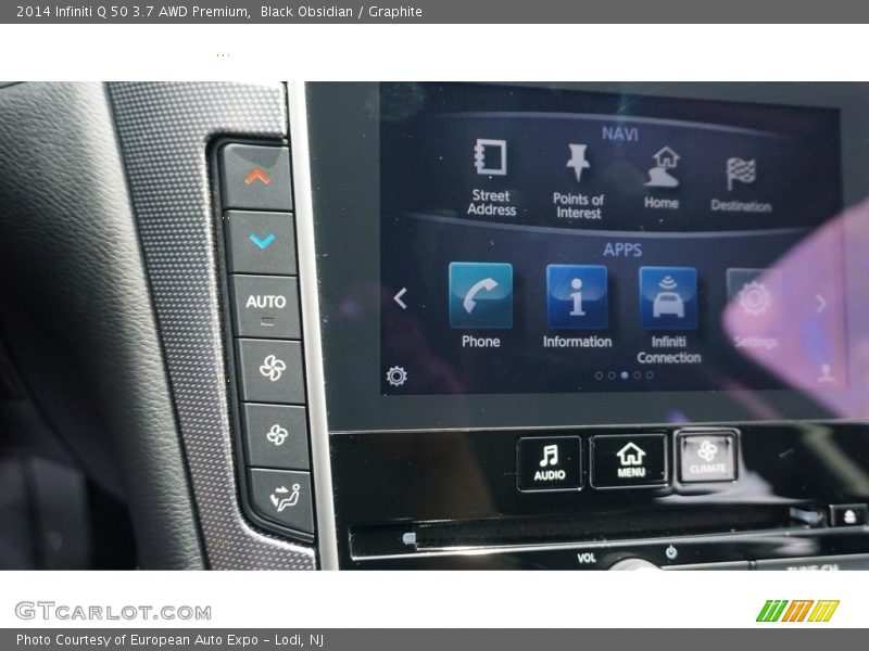 Black Obsidian / Graphite 2014 Infiniti Q 50 3.7 AWD Premium