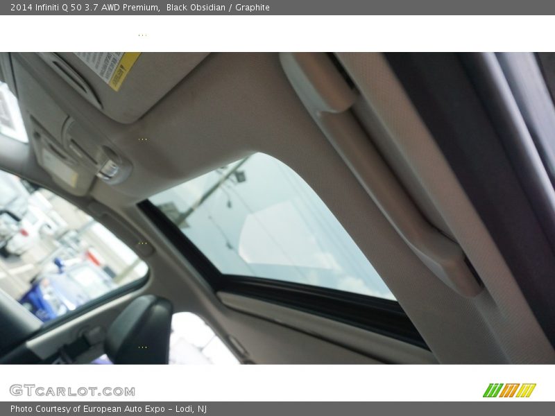 Black Obsidian / Graphite 2014 Infiniti Q 50 3.7 AWD Premium