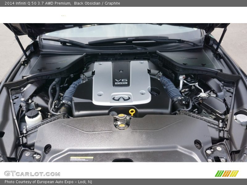 Black Obsidian / Graphite 2014 Infiniti Q 50 3.7 AWD Premium