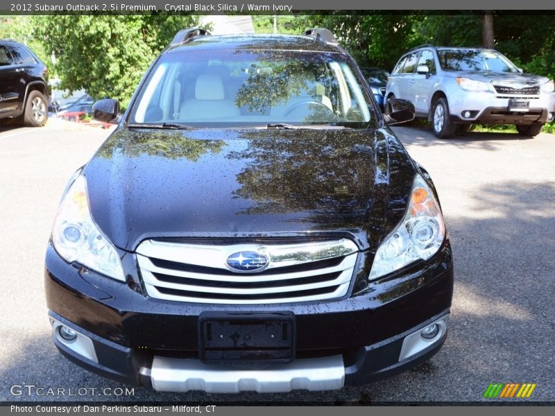 Crystal Black Silica / Warm Ivory 2012 Subaru Outback 2.5i Premium