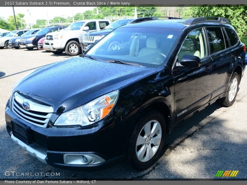 Crystal Black Silica / Warm Ivory 2012 Subaru Outback 2.5i Premium