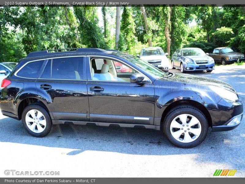 Crystal Black Silica / Warm Ivory 2012 Subaru Outback 2.5i Premium
