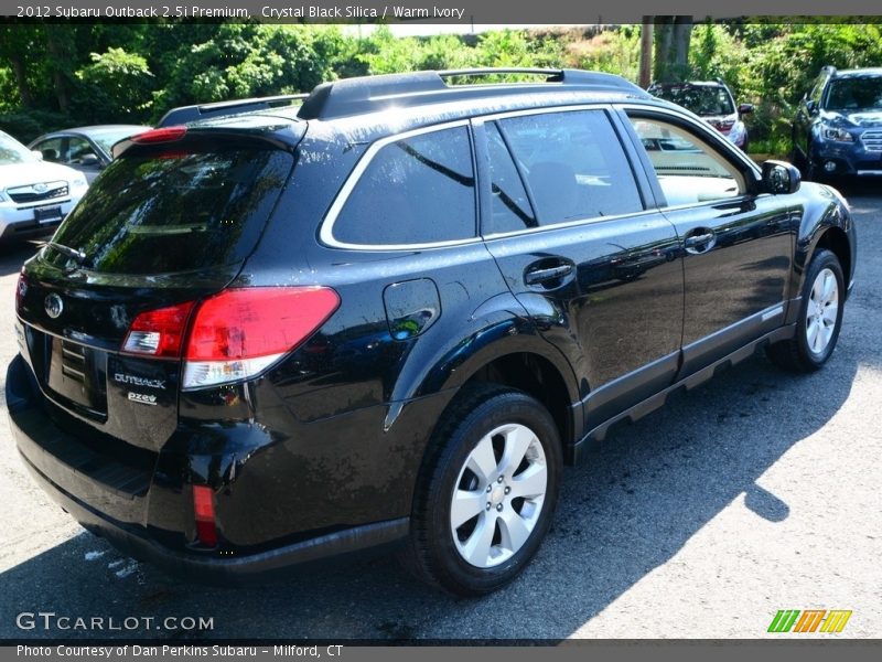 Crystal Black Silica / Warm Ivory 2012 Subaru Outback 2.5i Premium