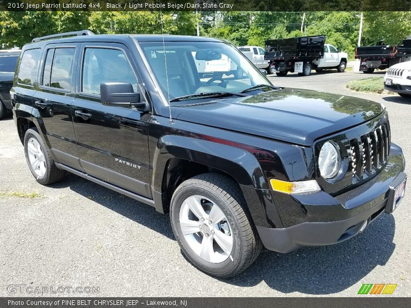 Black / Light Pebble Beige/Dark Slate Gray 2016 Jeep Patriot Latitude 4x4
