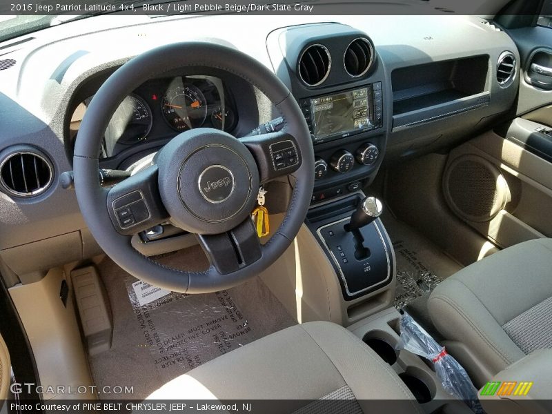 Black / Light Pebble Beige/Dark Slate Gray 2016 Jeep Patriot Latitude 4x4