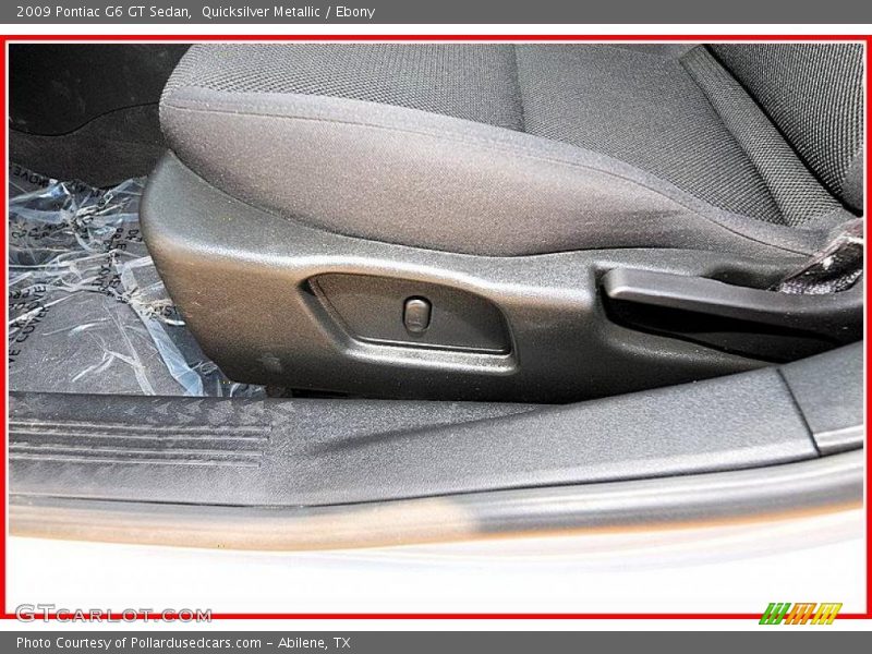Quicksilver Metallic / Ebony 2009 Pontiac G6 GT Sedan