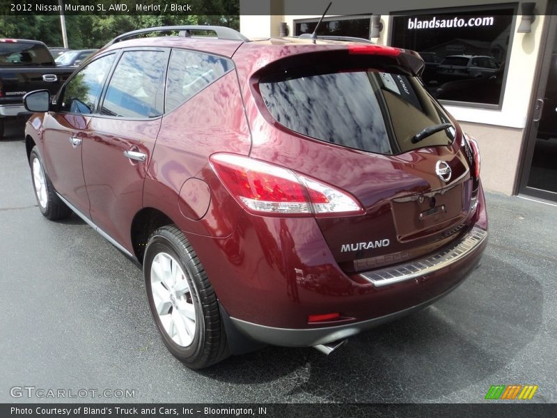 Merlot / Black 2012 Nissan Murano SL AWD
