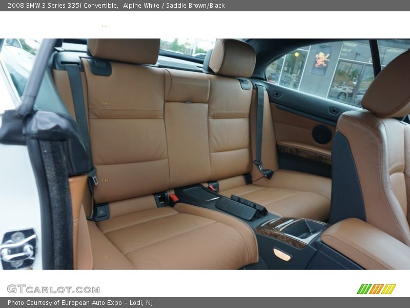 Alpine White / Saddle Brown/Black 2008 BMW 3 Series 335i Convertible