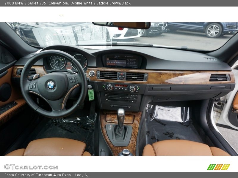 Alpine White / Saddle Brown/Black 2008 BMW 3 Series 335i Convertible