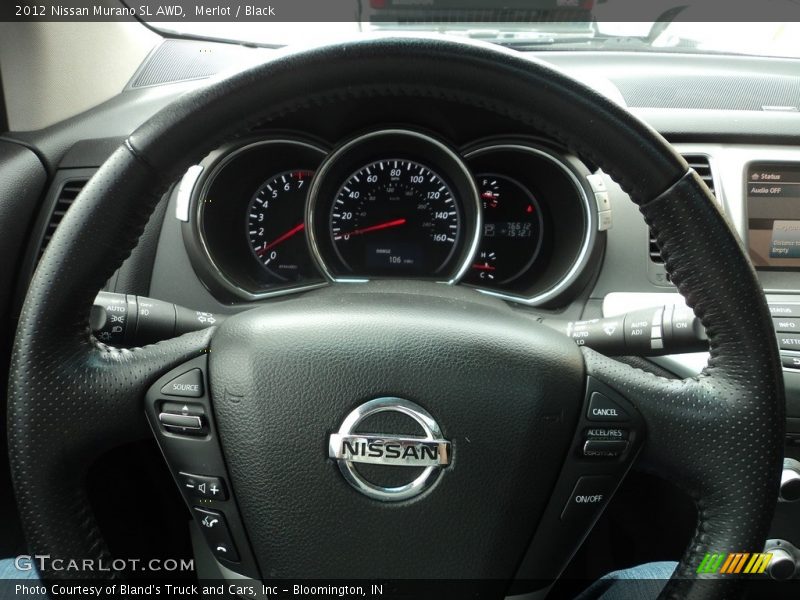 Merlot / Black 2012 Nissan Murano SL AWD