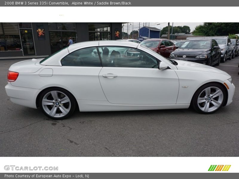 Alpine White / Saddle Brown/Black 2008 BMW 3 Series 335i Convertible