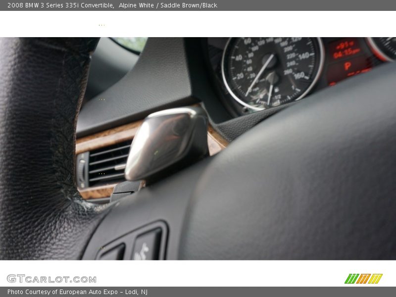 Alpine White / Saddle Brown/Black 2008 BMW 3 Series 335i Convertible