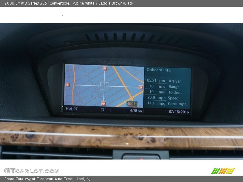 Alpine White / Saddle Brown/Black 2008 BMW 3 Series 335i Convertible