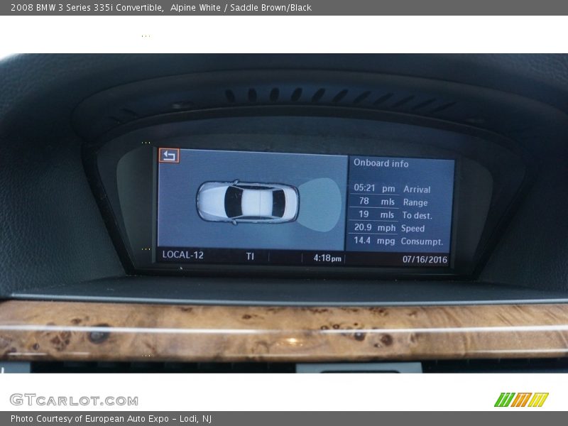 Alpine White / Saddle Brown/Black 2008 BMW 3 Series 335i Convertible