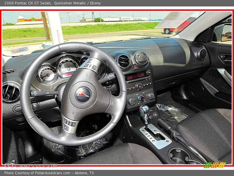 Quicksilver Metallic / Ebony 2009 Pontiac G6 GT Sedan