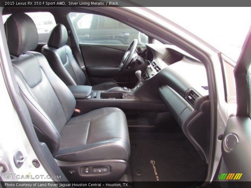 Silver Lining Metallic / Black 2015 Lexus RX 350 F Sport AWD