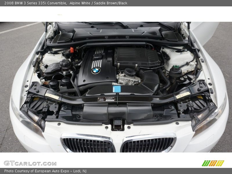 Alpine White / Saddle Brown/Black 2008 BMW 3 Series 335i Convertible