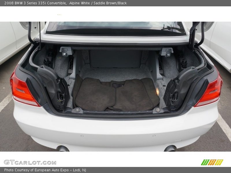 Alpine White / Saddle Brown/Black 2008 BMW 3 Series 335i Convertible