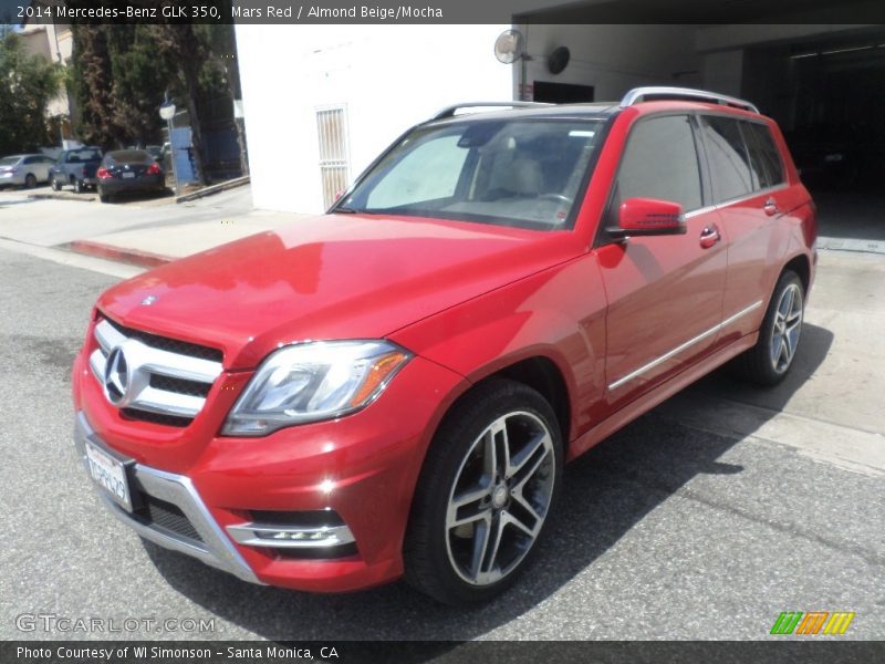 Mars Red / Almond Beige/Mocha 2014 Mercedes-Benz GLK 350