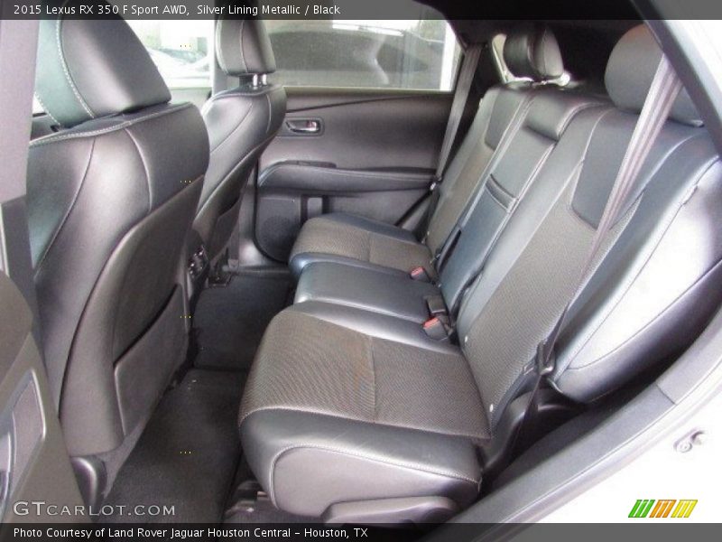 Silver Lining Metallic / Black 2015 Lexus RX 350 F Sport AWD