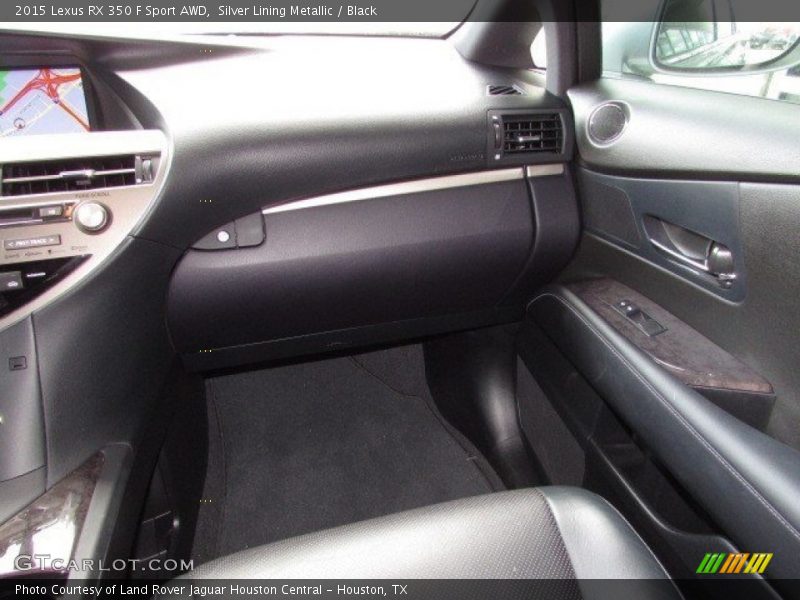 Silver Lining Metallic / Black 2015 Lexus RX 350 F Sport AWD