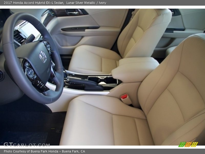 Front Seat of 2017 Accord Hybrid EX-L Sedan